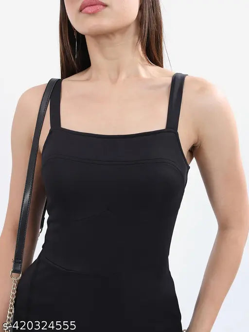 Ketch Women Black Solid Jumpsuit