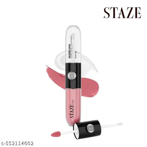 Staze 9to9 Gloss Lock 2-in-1 Liquid Lipstick Lip Gloss 01 I'M Cute 7g