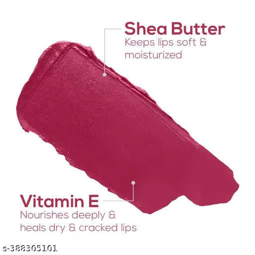 RENEE Marble Lipstick - Rosa, Rich Payoff with high Color Pigment, Moisturizing, Nourishing,   Smooth Creamy Matte Finish, Enriched with Shea Butter & Vitamin E, 4Gm