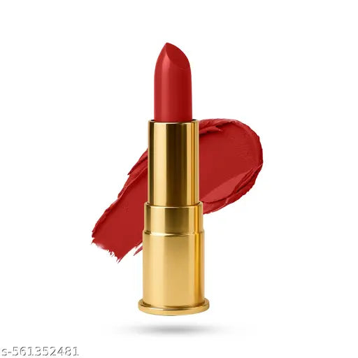 Seven Seas Vivid Matte Lipstick | Smooth Finish Lipstick for Women (51 Red Blush)