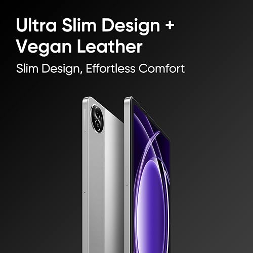 realme Pad 2 Lite 27.81 Cm (10.9Inch) 90Hz 2K Eyecomfort Display, 4GB RAM,128 GB Memory,8300mAh Battery, Mediatek Helio G99 with Quad Speakers 4G Calling + WiFi Connectivity Tablet (Space Grey) SaumyasStore