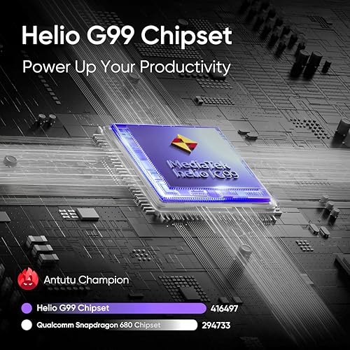 realme Pad 2 Lite 27.81 Cm (10.9Inch) 90Hz 2K Eyecomfort Display, 4GB RAM,128 GB Memory,8300mAh Battery, Mediatek Helio G99 with Quad Speakers 4G Calling + WiFi Connectivity Tablet (Space Grey) SaumyasStore