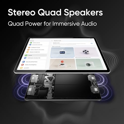 realme Pad 2 Lite 27.81 Cm (10.9Inch) 90Hz 2K Eyecomfort Display, 4GB RAM,128 GB Memory,8300mAh Battery, Mediatek Helio G99 with Quad Speakers 4G Calling + WiFi Connectivity Tablet (Space Grey) SaumyasStore