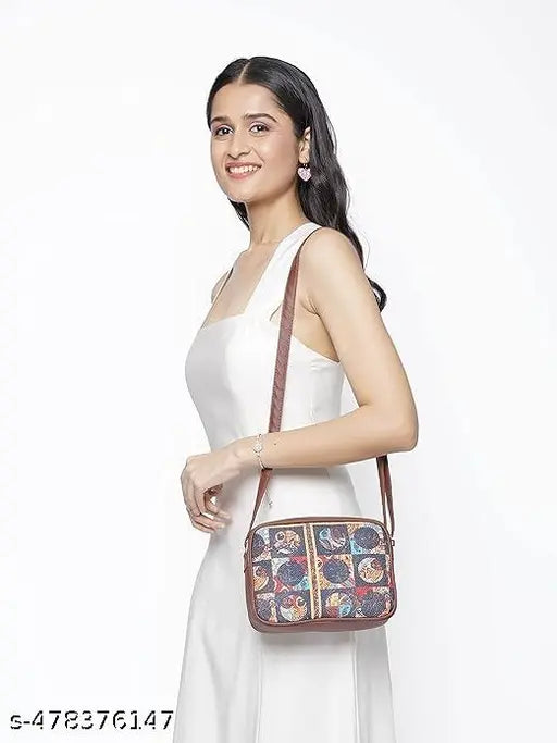 Zouk African Art Sling Bag