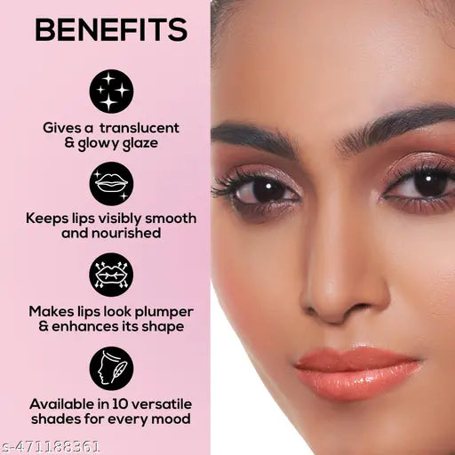 RENEE Shine Forever Lip Gloss Combo, Non Sticky & Non Drying Formula, Long Lasting Moisturizing Effect, Compact and Easy to Carry