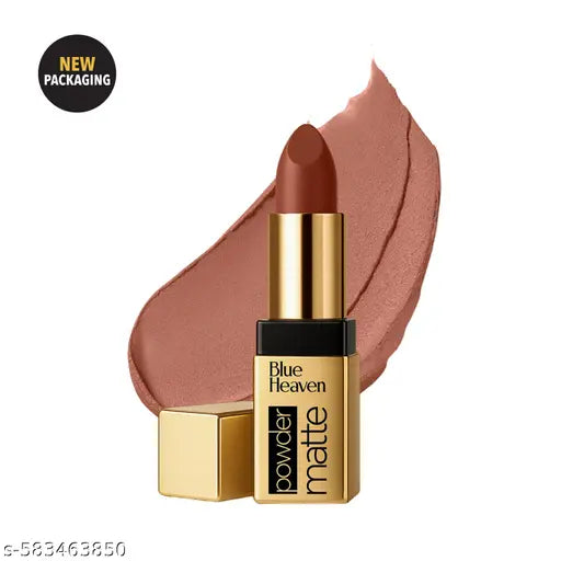 Blue Heaven Powder Matte Lipstick 3.5G Tofee Brown