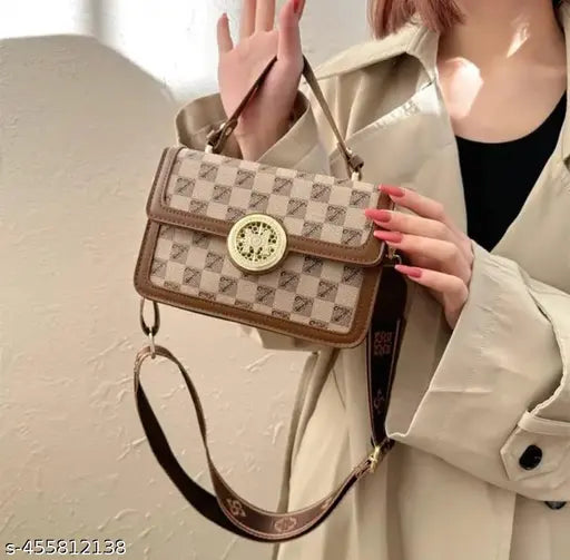 Women Beige Hand Bag