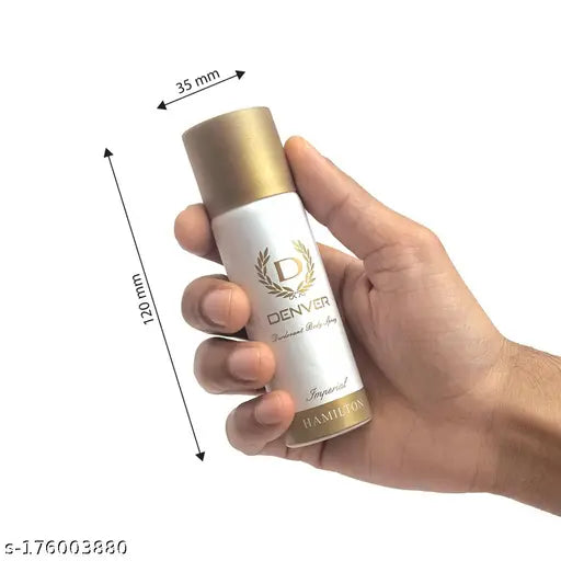 DENVER Black Code,Caliber,Honour & Imperial Nano Travel Size Pack Deo Perfume Body Spray - For Men  (50ml X 4 )