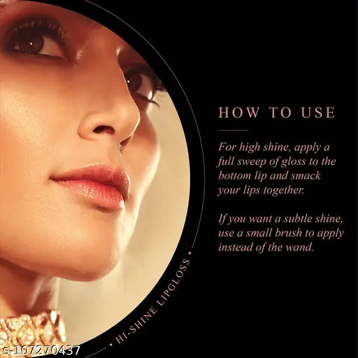 Manish Malhotra Beauty By MyGlamm Hi-Shine Lipgloss-Retro Romance-5ml