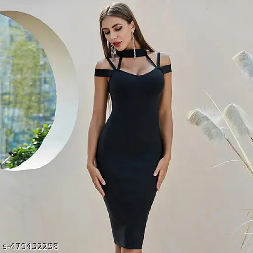 Spaghetti Strap Halter Celebrity Club Dresses Vestidos