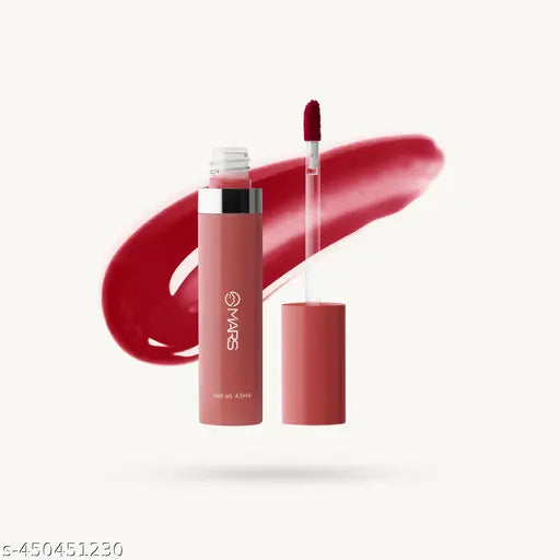 MARS Drip Lip Mist for Women | Dual Function | Buildable Color | Glossy Finish | Long-Lasting | Hydration | Light-Weight Formula | Non-Patchy Reapplication | (4.5 ml) (07-Pomelo Drip)