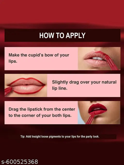 INSIGHT Make-up Essentials Matte Lipstick 4.2g (A28 Pink Mauve)