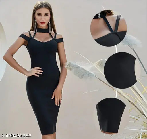 Spaghetti Strap Halter Celebrity Club Dresses Vestidos