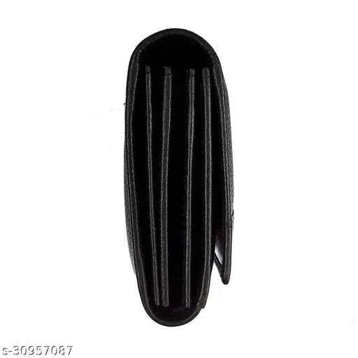 Hawai Stylish Genuine Leather Wallet Purse for Women | 3 Card Slots | 2 Photo ID Window | 5 Zippered Pocket | 4 Compartment |