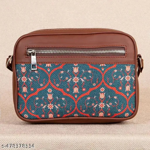 Zouk Sheesh Mahal Jaali Motif Sling Bag