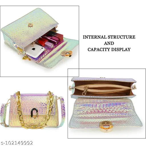 Japkaur PU Synthetic Elegant Partywear Trendy Travel Shoulder Crossbody Women Slingbag