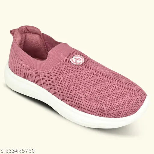 Ajanta Women's Peach Slip-On Casual Shoe | Women's Slip-On Casual Shoe | Women's Casual Shoe | Slip-On Casual Shoe | Casual Shoe |
