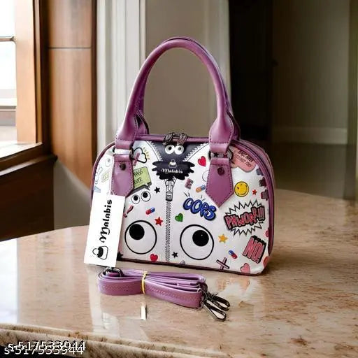 Trendy PU Leather Handbag for casual, office, or evening outings