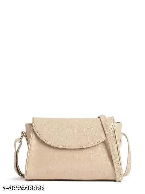 Fastrack Women's Textured Sling Bag Brown