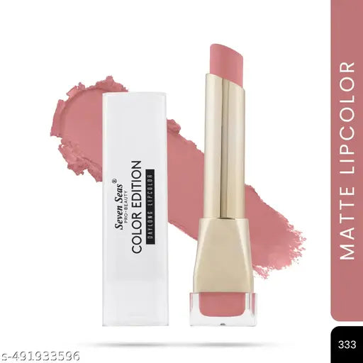 Seven Seas Color Edition Day-Long Lipcolor Lipstick | Smudge Proof | Smooth Coating | Loger Stay | Vivid Pigments | Water Proof Lipstick (333,3.5g )