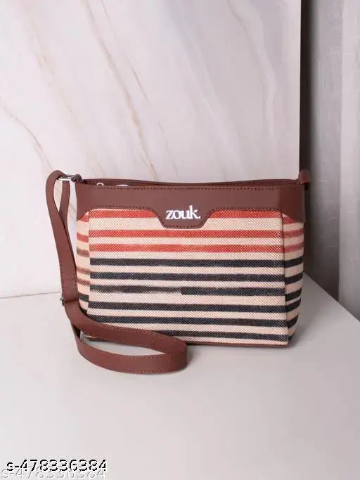 Zouk Qutub Stripes Harmony Sling Bag