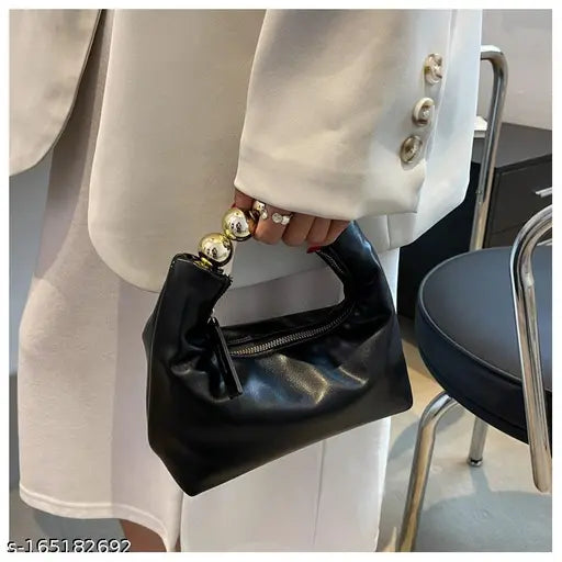 Buy n Bliss Premium Quality Stylish black Daily Use Women Sling Bag Shoulder Strap Comes with Single Compartment Shoulder and hand carry