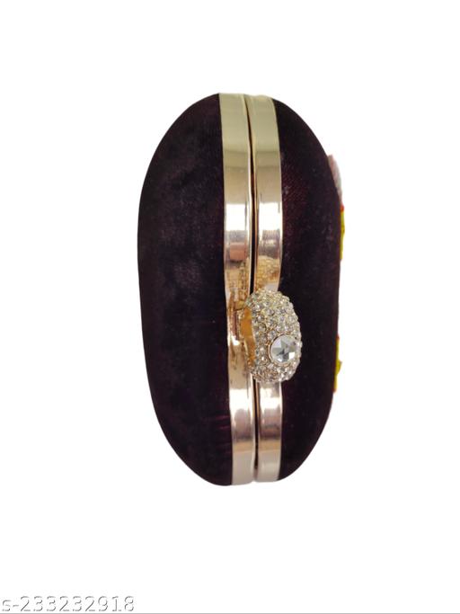 Lemonius Pearls Stylish unique women heart shape clutch