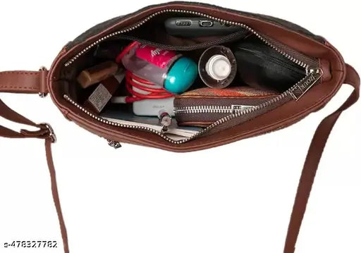 Zouk Mughal Art Multicolor Flap Sling Bag