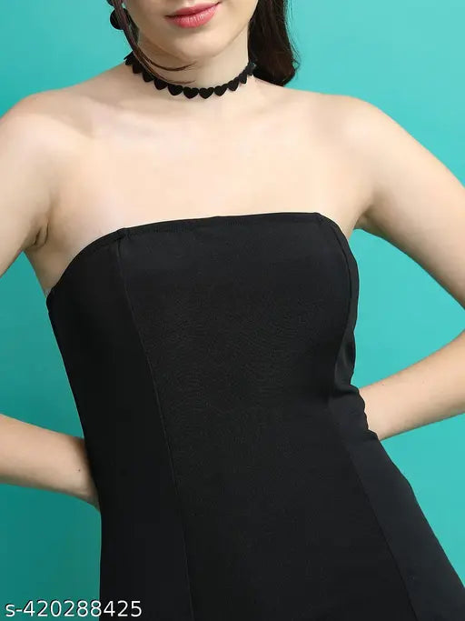 Ketch Women Black Solid Bodycon Dress