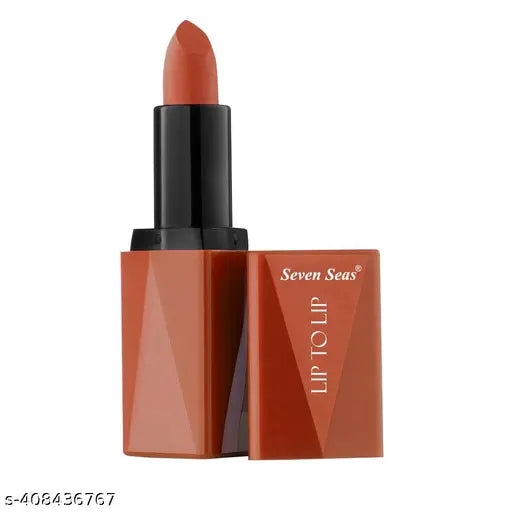 Seven Seas Lip To Lip Matte Lipstick | High Coverage | High Intensity Lipstick (Rose)
