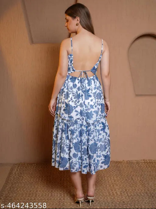 Milost Women's Square Neck Dress