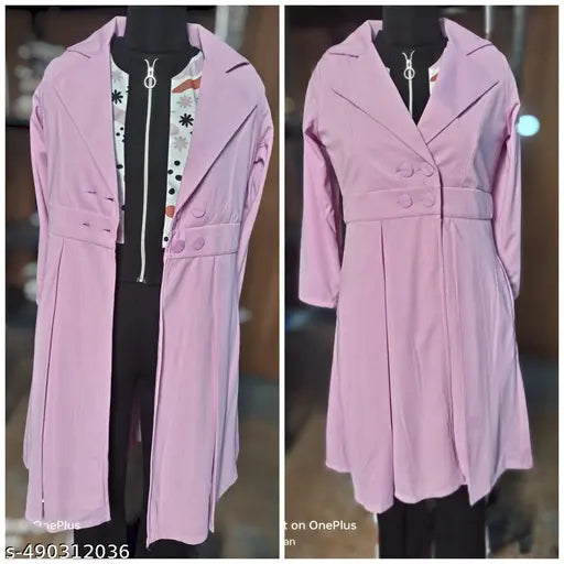 ELEGANCE BY JANGID Women's Warm Long Waistcoat | Twill Blend Sleeveless Winter Coat | Elegant Formal & Casual Outerwear in Multiple Colors