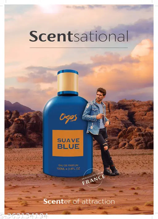 Oops Eau De Parfum - Suave Blue, 100ml