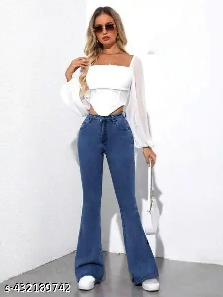 1 button boot cut jeans for women