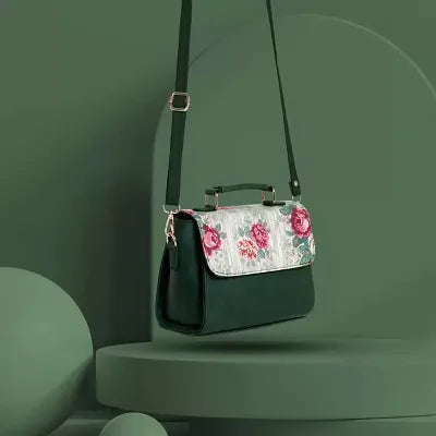 FLORAL SLING BAG - SaumyasStore