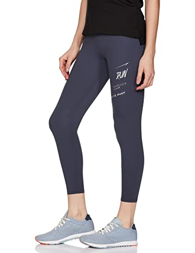 Van Heusen Proactive Elite Women 7/8th Leggings - Polyamide Spandex - Snug Fit, High Stretch, Moisture Wicking Odyssey Gray - SaumyasStore
