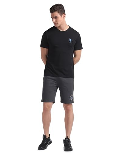 U.S. POLO ASSN. Men's Hybrid Shorts (Asphalt) - SaumyasStore