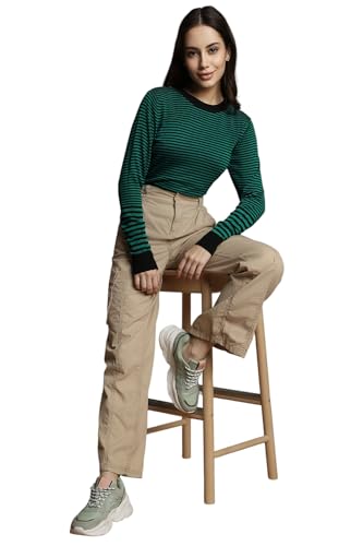 Allen Solly Women's Regular Fit Blouse (Green) - SaumyasStore