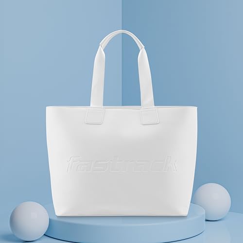 Fastrack White College Tote Bag For Women - SaumyasStore