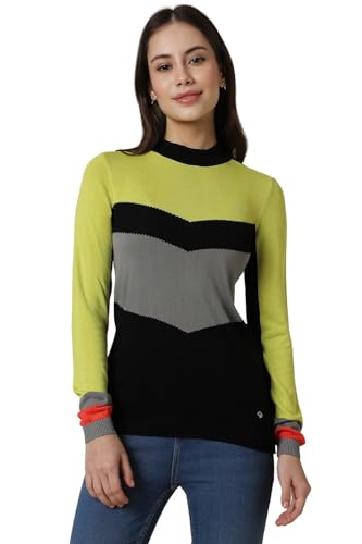 Allen Solly Women's Regular Fit Blouse (Black) - SaumyasStore