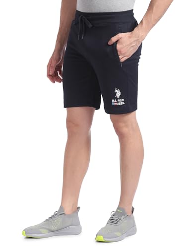 U.S. POLO ASSN. Men's Hybrid Shorts (Navy) - SaumyasStore