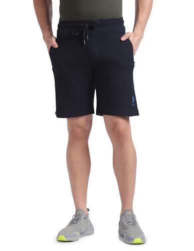 U.S. POLO ASSN. Men's Hybrid Shorts (Navy) - SaumyasStore