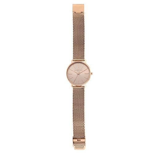 Michael Kors Analog Gold Dial Women's Watch Stainless Steel, Rose Gold Strap - SaumyasStore
