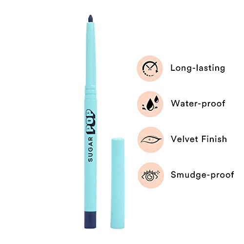 SUGAR POP Complete Matte Kajal Kit-01 Black Kajal+02 Blue Kajal+03 Brown Kajal | Long Lasting l Lasts up to 16 Hours - SaumyasStore