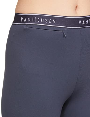 Van Heusen Proactive Elite Women 7/8th Leggings - Polyamide Spandex - Snug Fit, High Stretch, Moisture Wicking Odyssey Gray - SaumyasStore
