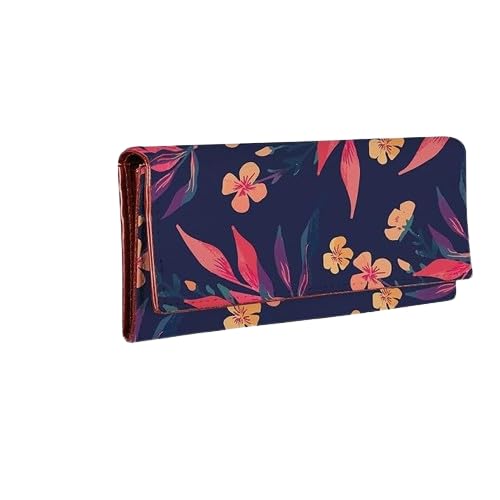 ShopMantra Wallet for Women's | Women's Wallet |Clutch |Vegan Leather | Holds Upto 6 Cards | 2 Notes and 1 Coin Compartment | Magnetic Closure | Multicolor - SaumyasStore