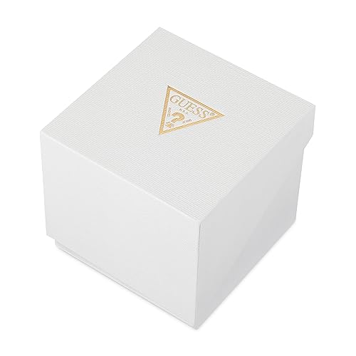 GUESS Men Black Round Stainless Steel Dial Analog Watch - SaumyasStore