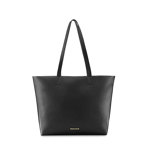 Fastrack Black Tote Bag For Women - SaumyasStore
