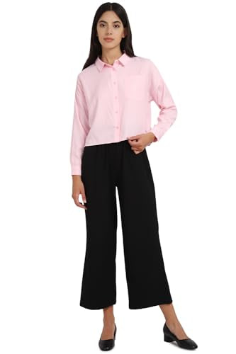 Allen Solly Women's Regular Fit Blouse (Pink) - SaumyasStore