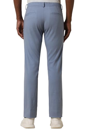 Allen Solly Men's Slim Casual Pants (ASTFQSRFY45735_Blue - SaumyasStore